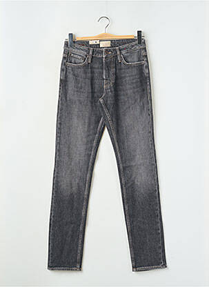 Jeans coupe slim fermeture boutonnée sur le devant taille normale noir JACK & JONES homme