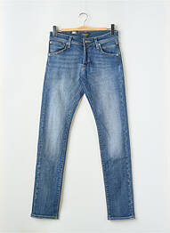 Jeans coupe slim fermeture boutonnée sur le devant taille normale bleu JACK & JONES homme