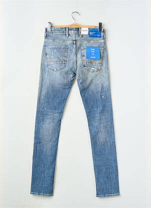 Jeans coupe slim fermeture boutonnée sur le devant taille normale bleu JACK & JONES homme