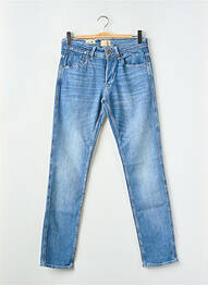 Jeans coupe slim fermeture boutonnée sur le devant taille normale bleu JACK & JONES homme