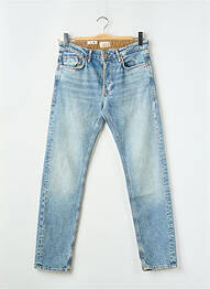 Jeans coupe slim fermeture boutonnée sur le devant taille normale bleu JACK & JONES homme