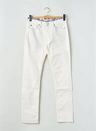 Jeans coupe slim stretch taille normale blanc JACK & JONES homme