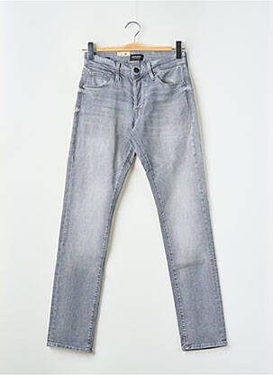 Jeans coupe slim bio taille normale gris JACK & JONES homme
