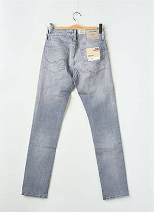 Jeans coupe slim bio taille normale gris JACK & JONES homme