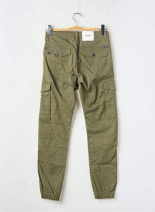 Pantalon cargo bio taille normale vert JACK & JONES homme