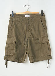 Bermuda multipoches taille normale vert JACK & JONES homme