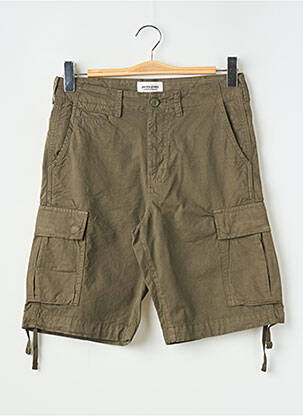Bermuda multipoches taille normale vert JACK & JONES homme