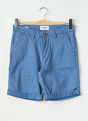 Bermuda taille à pinces taille normale bleu JACK & JONES homme