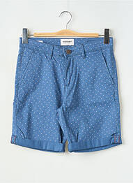 Bermuda taille à pinces taille normale bleu JACK & JONES homme