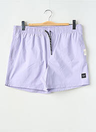 Short de bain effet matière satinée violet JACK & JONES homme