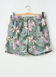 Short de bain imprimé tie and dye vert JACK & JONES homme