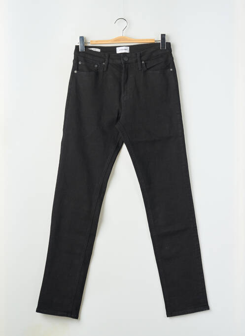 Jeans coupe droite stretch taille normale noir JACK & JONES homme