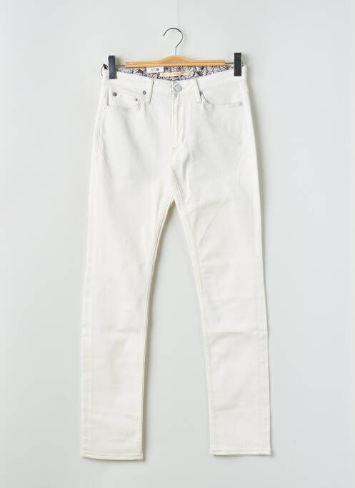 Jeans coupe slim blanc JACK & JONES pour homme