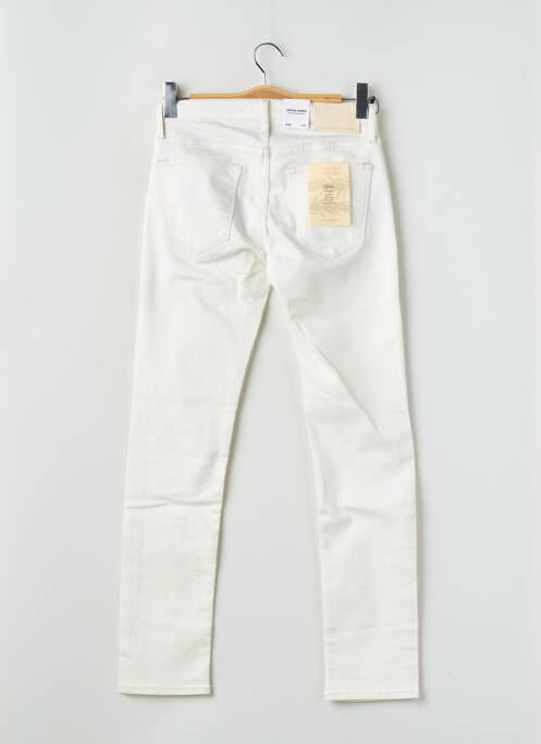 Jeans coupe slim blanc JACK & JONES pour homme