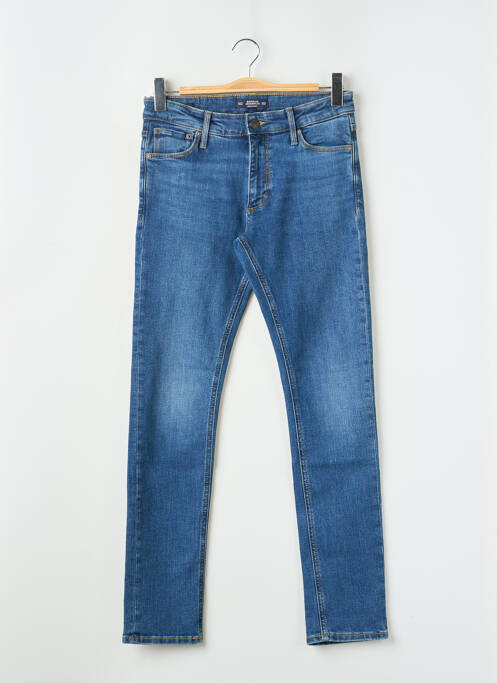 Jeans coupe slim bleu JACK & JONES pour homme