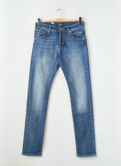 Jeans coupe slim bleu JACK & JONES pour homme