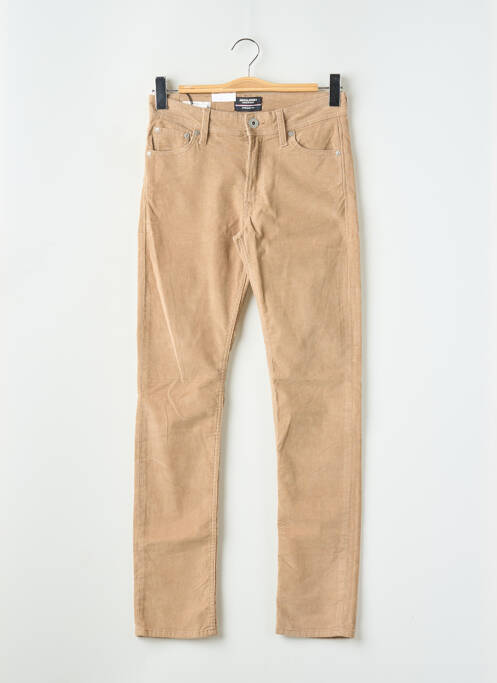 Pantalon slim marron JACK & JONES pour homme
