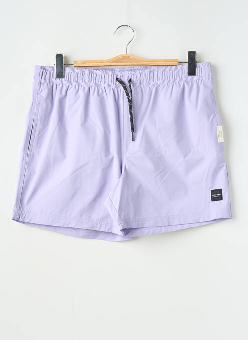 Short de bain violet JACK & JONES pour homme