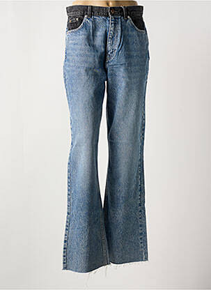 Jeans coupe large stretch taille haute bleu ONLY femme