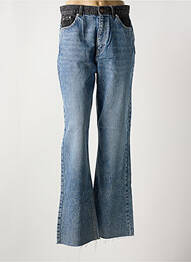 Jeans coupe large stretch taille haute bleu ONLY femme