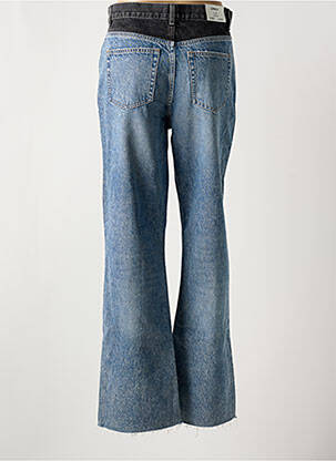 Jeans coupe large stretch taille haute bleu ONLY femme