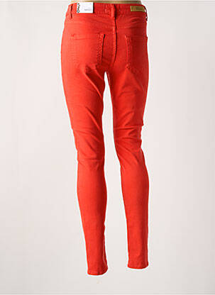 Jeans skinny taille normale taille normale orange ONLY femme