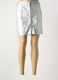 Jupe courte poches argent PAKO LITTO femme