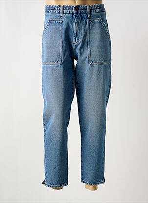 Jeans coupe droite stretch taille normale bleu TEDDY SMITH femme