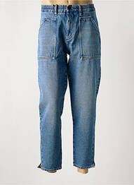 Jeans coupe droite stretch taille normale bleu TEDDY SMITH femme