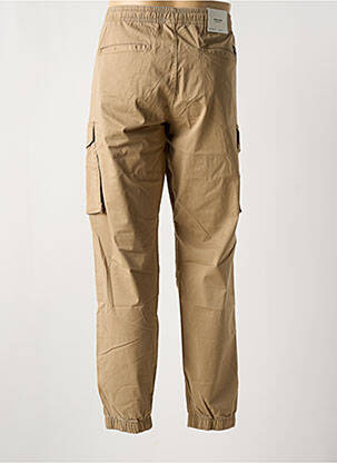 Pantalon cargo taille élastique taille normale marron JACK & JONES homme