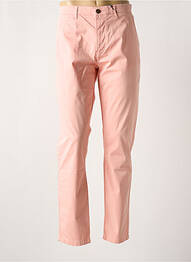 Pantalon chino tissage popeline taille normale rose HERO SEVEN homme