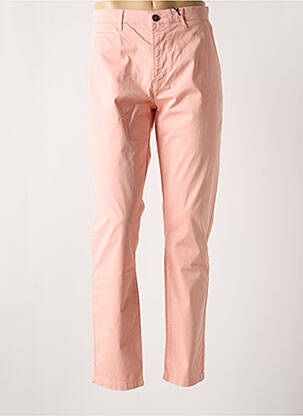 Pantalon chino tissage popeline taille normale rose HERO SEVEN homme
