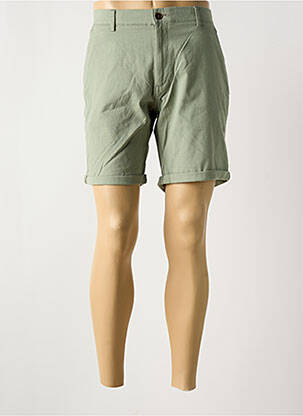 Bermuda taille à pinces taille normale vert JACK & JONES homme