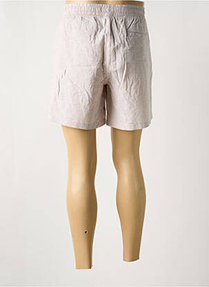 Short fermeture liens à nouer taille normale beige JACK & JONES homme