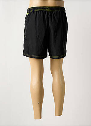 Short de bain effet matière satinée noir JACK & JONES homme
