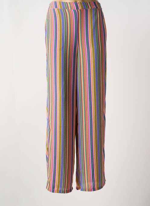 Pantalon large coupe fluide taille normale rose ONLY femme