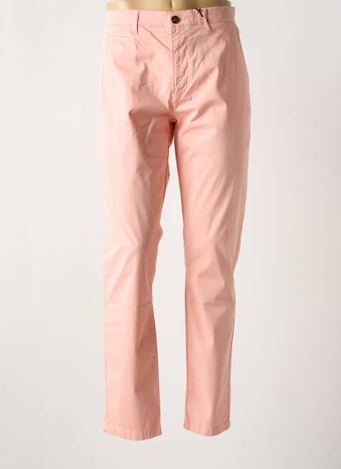 Pantalon chino tissage popeline taille normale rose HERO SEVEN homme