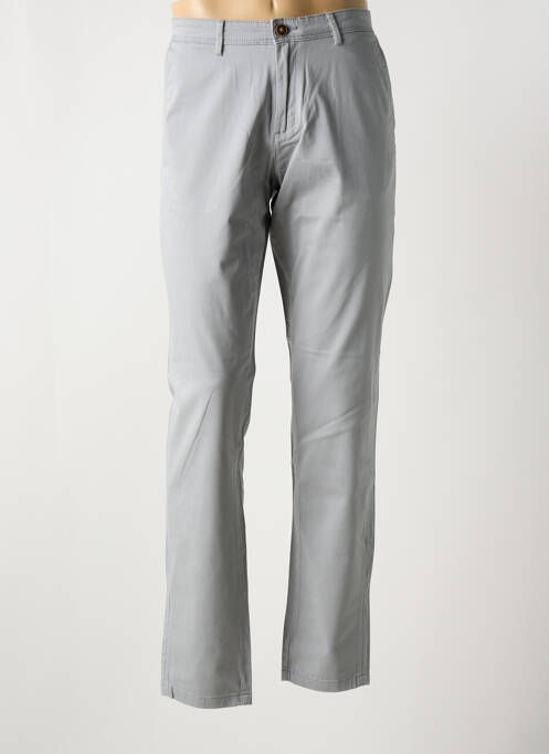 Pantalon chino tissage popeline taille normale gris JACK & JONES homme