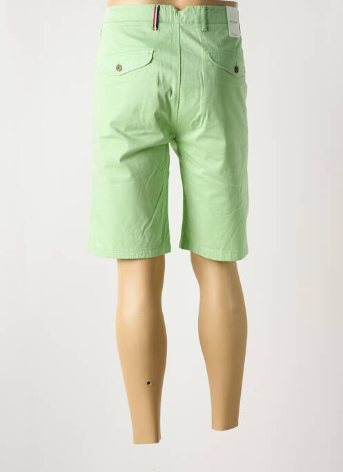 Bermuda taille à pinces taille normale vert HERO SEVEN homme