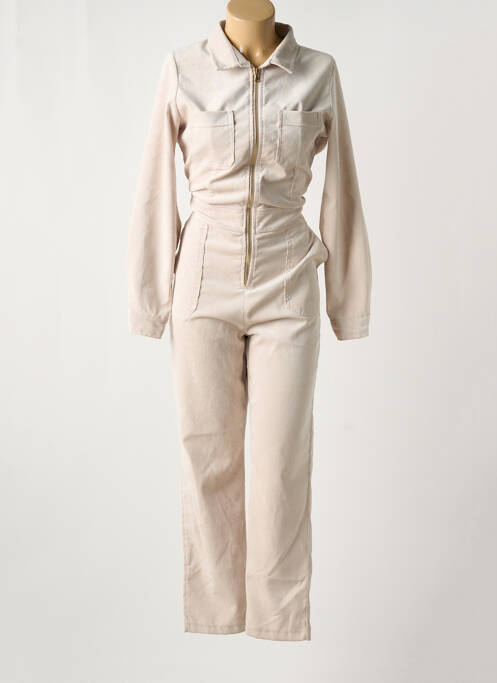 Combi-pantalon beige PAKO LITTO pour femme