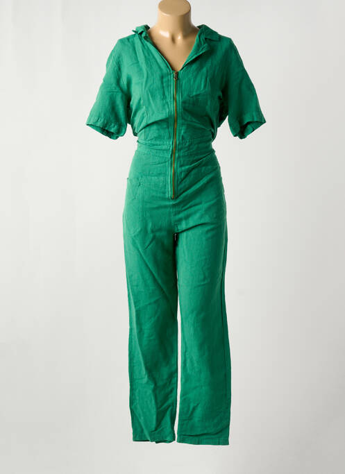 Combi-pantalon vert PAKO LITTO pour femme