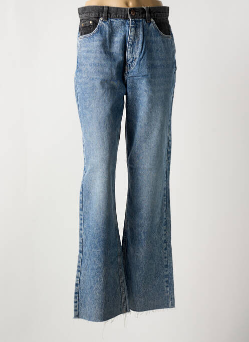 Jeans coupe large bleu ONLY pour femme