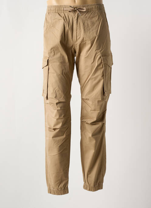Pantalon cargo marron JACK & JONES pour homme