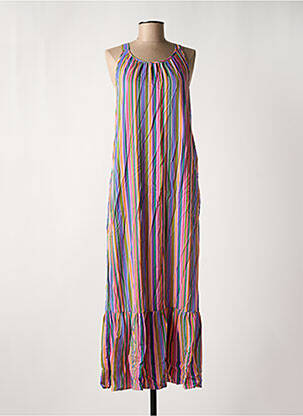 Robe longue sans manche sans manche rose ONLY femme