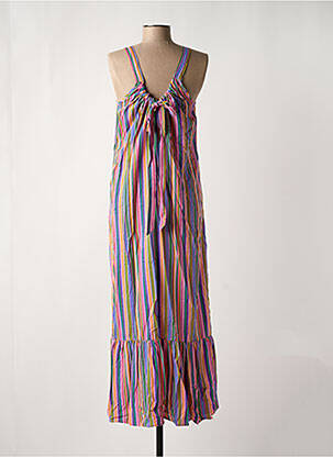 Robe longue sans manche sans manche rose ONLY femme