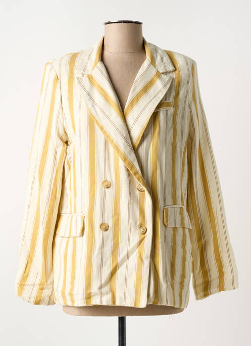 Blazer coupe cintrée jaune LA PETITE ETOILE femme
