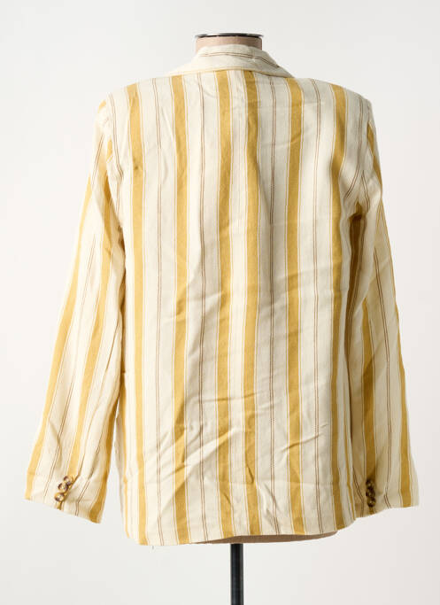 Blazer coupe cintrée jaune LA PETITE ETOILE femme