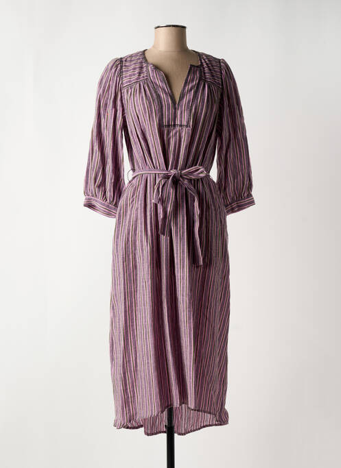 Robe longue rose SEE U SOON pour femme