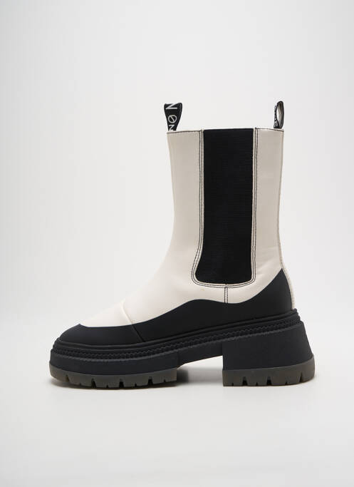 Bottines/boots talon bas talon de 4 à 6cm blanc NO NAME femme