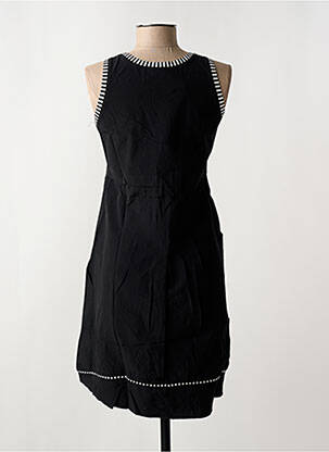 Robe courte sans manche sans manche noir ARELINE femme